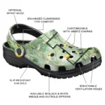 illinois fighting illini daisy cluster clogs best selling