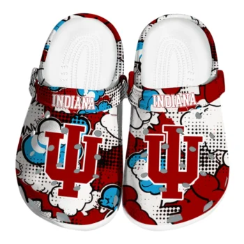 indiana hoosiers cloud splash clogs best selling