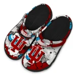 indiana hoosiers cloud splash clogs best selling