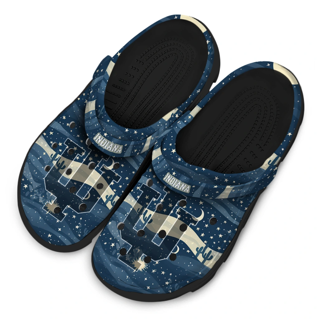 indiana hoosiers night cactus clogs latest model indiana hoosiers night cactus clogs latest model