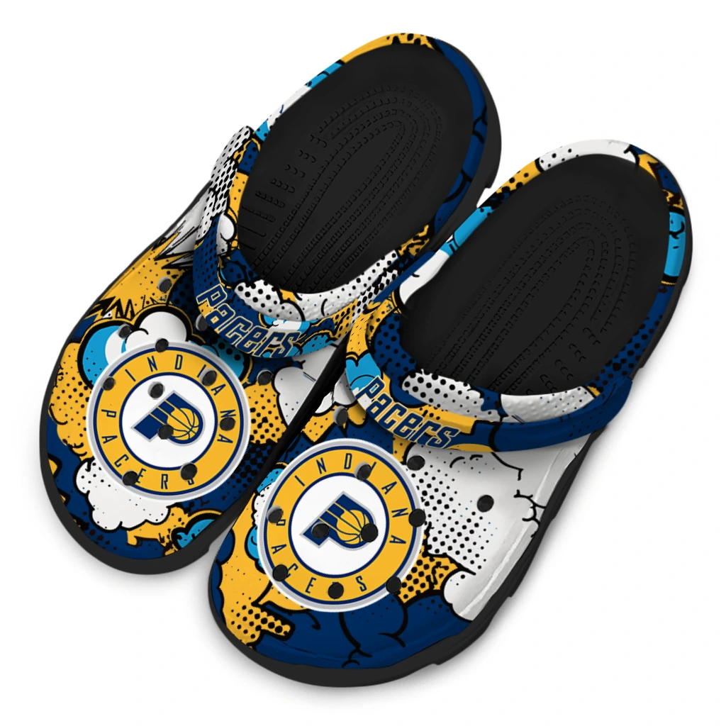 indiana pacers cloud splash clogs latest model indiana pacers cloud splash clogs latest model