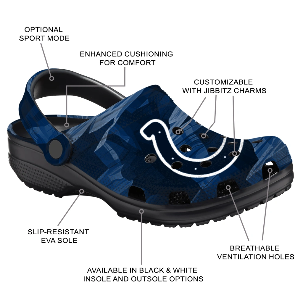 indianapolis colts canyon layers clogs new arrival indianapolis colts canyon layers clogs new arrival