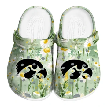 iowa hawkeyes daisy cluster clogs best selling