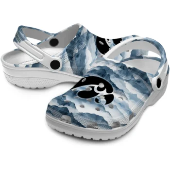 iowa hawkeyes mountain peaks clogs high quality