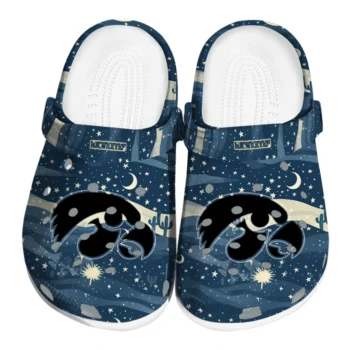 iowa hawkeyes night cactus clogs best selling