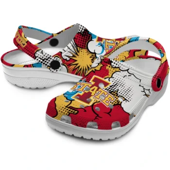 iowa state cyclones cloud splash clogs high quality