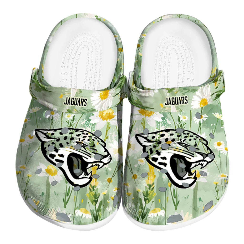 jacksonville jaguars daisy cluster clogs best selling jacksonville jaguars daisy cluster clogs best selling