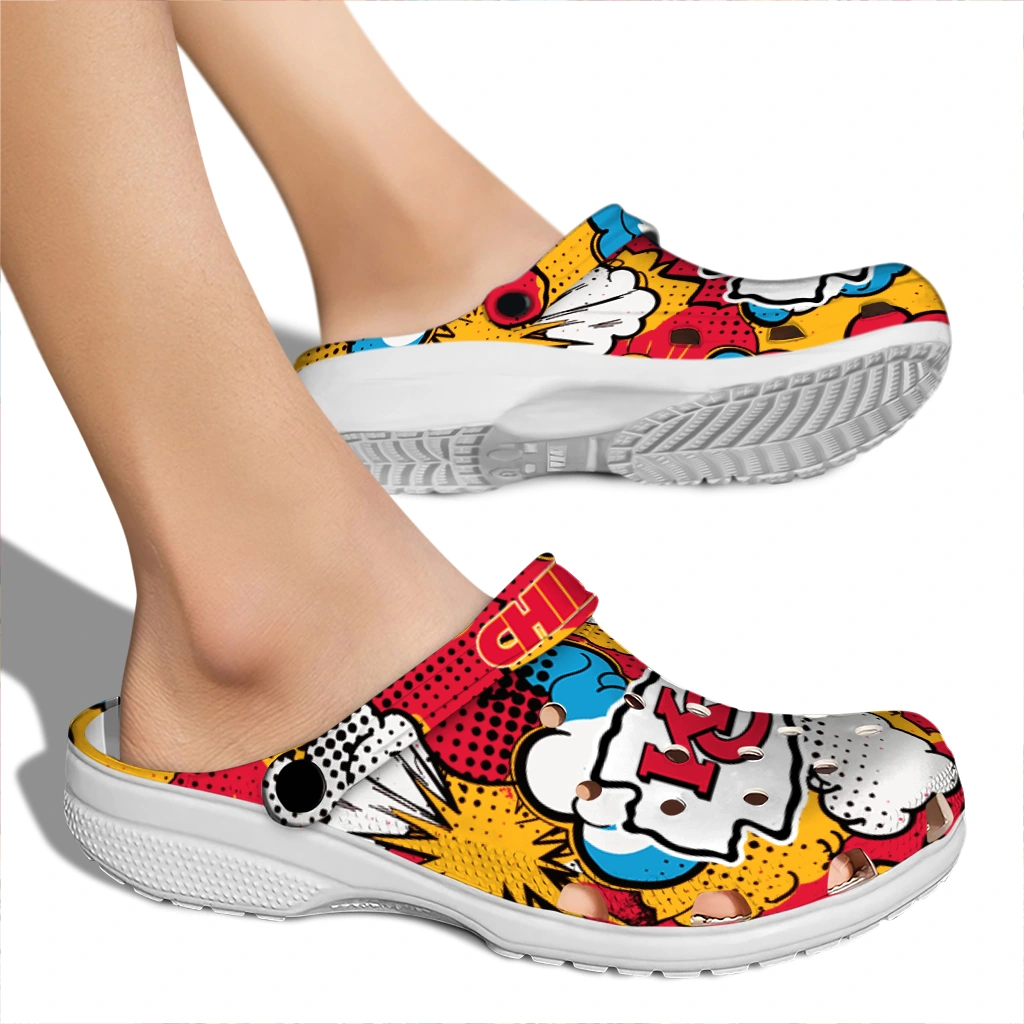 kansas city chiefs cloud splash clogs fashion forward kansas city chiefs cloud splash clogs fashion forward