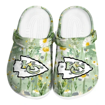 kansas city chiefs daisy cluster clogs best selling