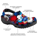 kansas jayhawks cloud splash clogs best selling