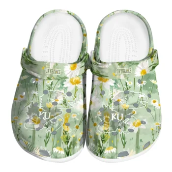 kansas jayhawks daisy cluster clogs best selling