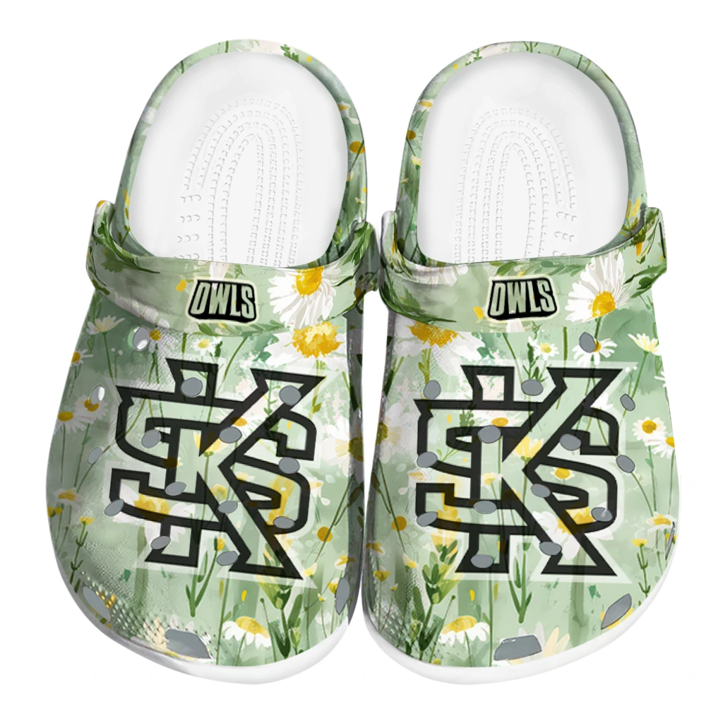 kennesaw state owls daisy cluster clogs best selling kennesaw state owls daisy cluster clogs best selling