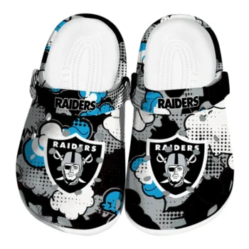 las vegas raiders cloud splash clogs best selling