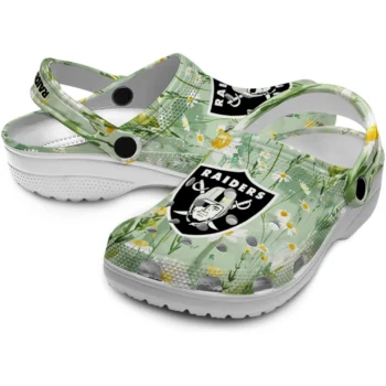 las vegas raiders daisy cluster clogs high quality