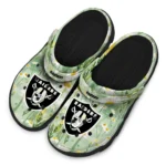 las vegas raiders daisy cluster clogs best selling