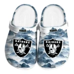 las vegas raiders mountain peaks clogs best selling