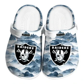 las vegas raiders mountain peaks clogs best selling