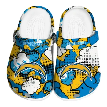 los angeles chargers cloud splash clogs best selling