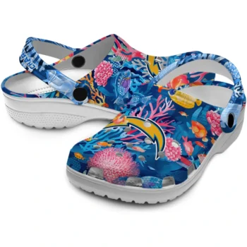 los angeles chargers ocean wonders clogs high quality