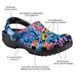 los angeles chargers ocean wonders clogs best selling