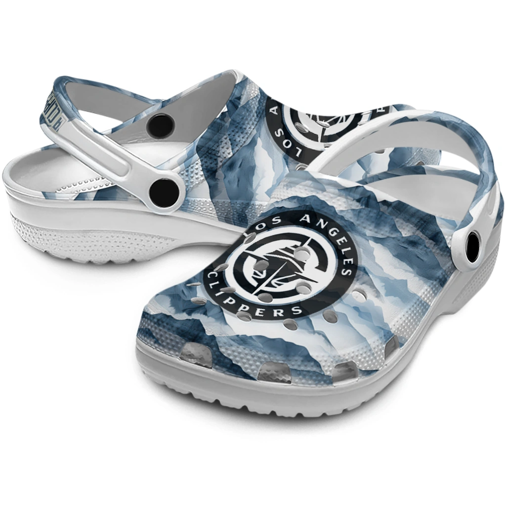 los angeles clippers mountain peaks clogs high quality los angeles clippers mountain peaks clogs high quality