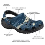 los angeles dodgers night cactus clogs best selling