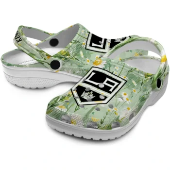 los angeles kings daisy cluster clogs high quality