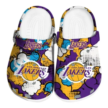 los angeles lakers cloud splash clogs best selling