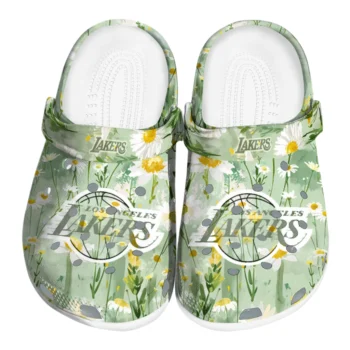 los angeles lakers daisy cluster clogs best selling