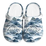 los angeles lakers mountain peaks clogs best selling