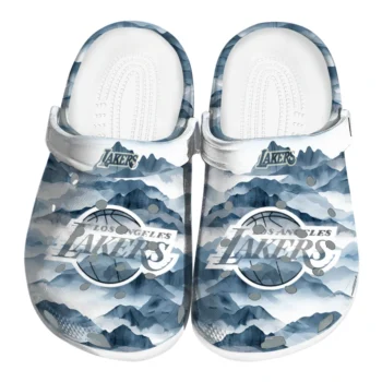 los angeles lakers mountain peaks clogs best selling