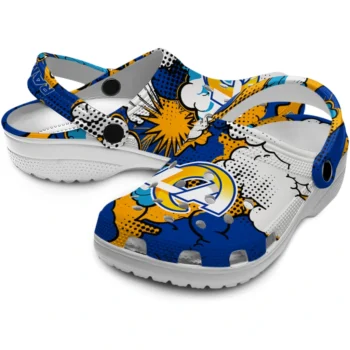 los angeles rams cloud splash clogs high quality