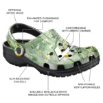 los angeles rams daisy cluster clogs best selling