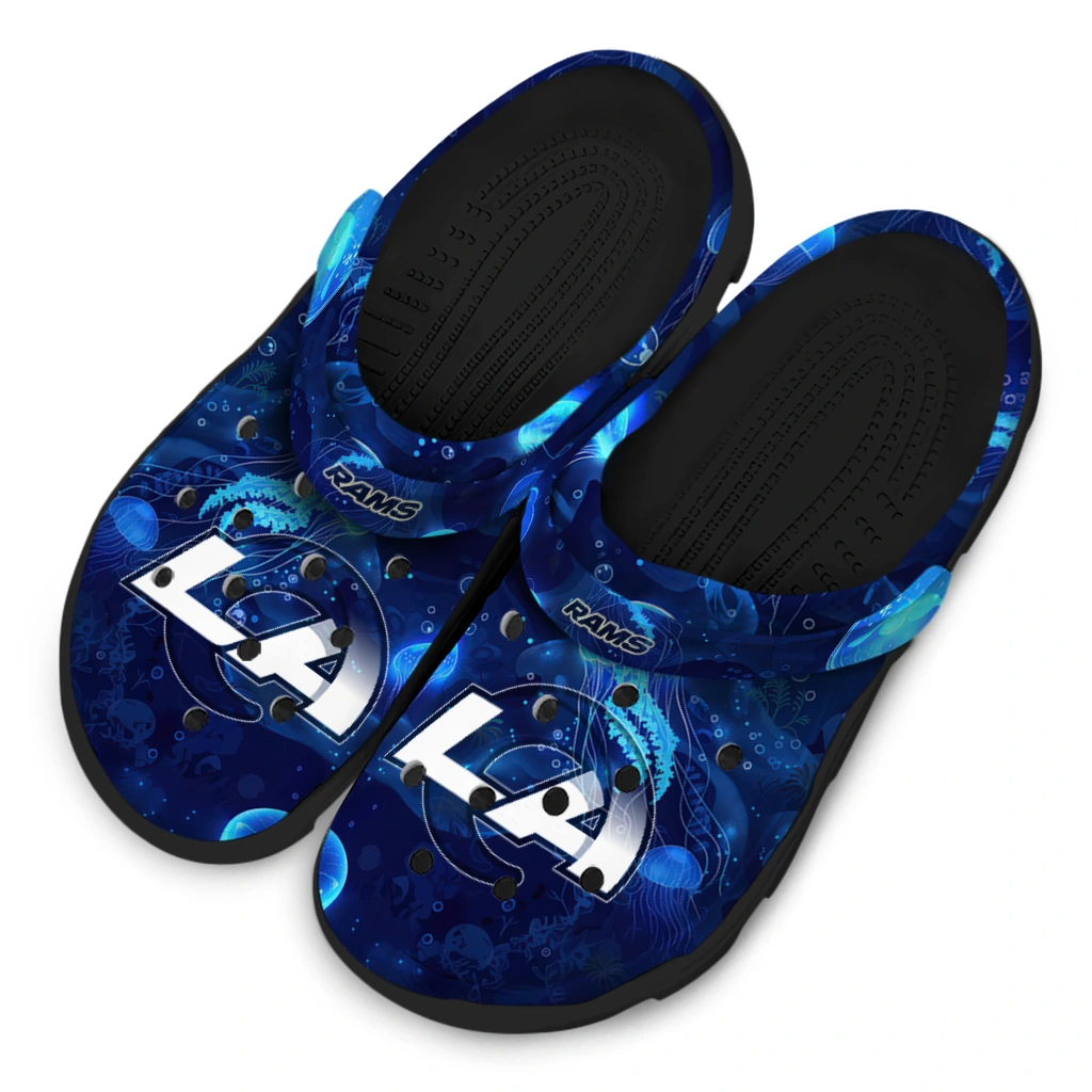 los angeles rams jellyfish ocean clogs latest model los angeles rams jellyfish ocean clogs latest model
