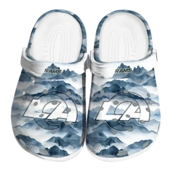 los angeles rams mountain peaks clogs best selling