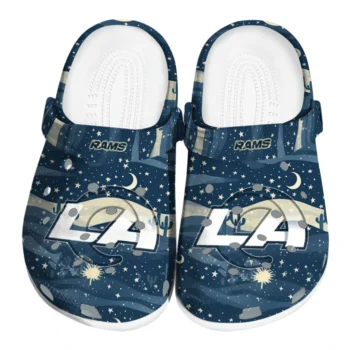 los angeles rams night cactus clogs best selling