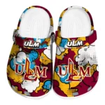 louisiana monroe warhawks cloud splash clogs best selling