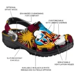louisiana monroe warhawks cloud splash clogs best selling