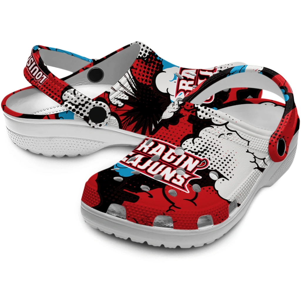 louisiana ragin cajuns cloud splash clogs high quality louisiana ragin cajuns cloud splash clogs high quality