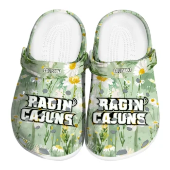 louisiana ragin cajuns daisy cluster clogs best selling