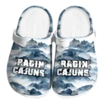 louisiana ragin cajuns mountain peaks clogs best selling