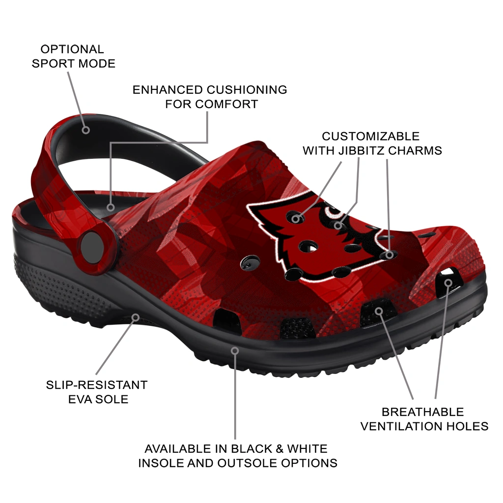 louisville cardinals canyon layers clogs new arrival louisville cardinals canyon layers clogs new arrival