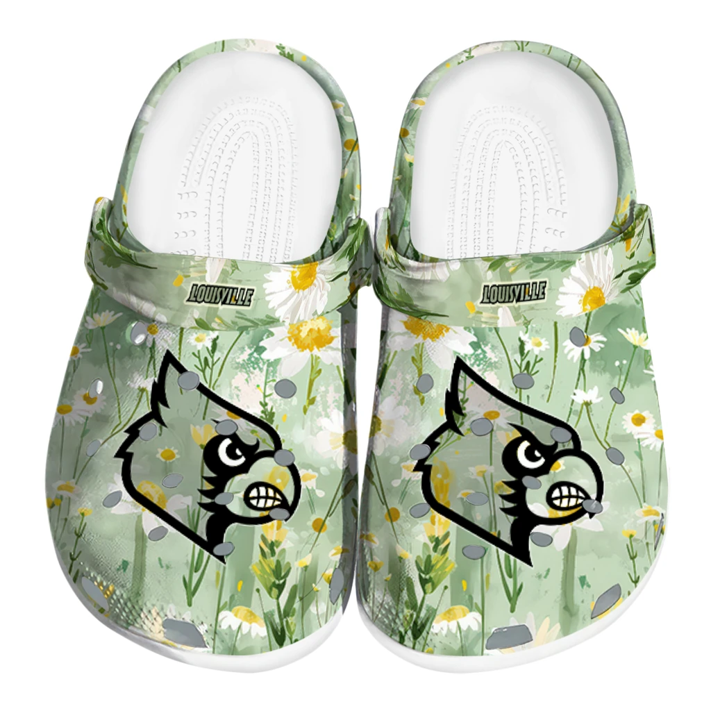 louisville cardinals daisy cluster clogs best selling louisville cardinals daisy cluster clogs best selling