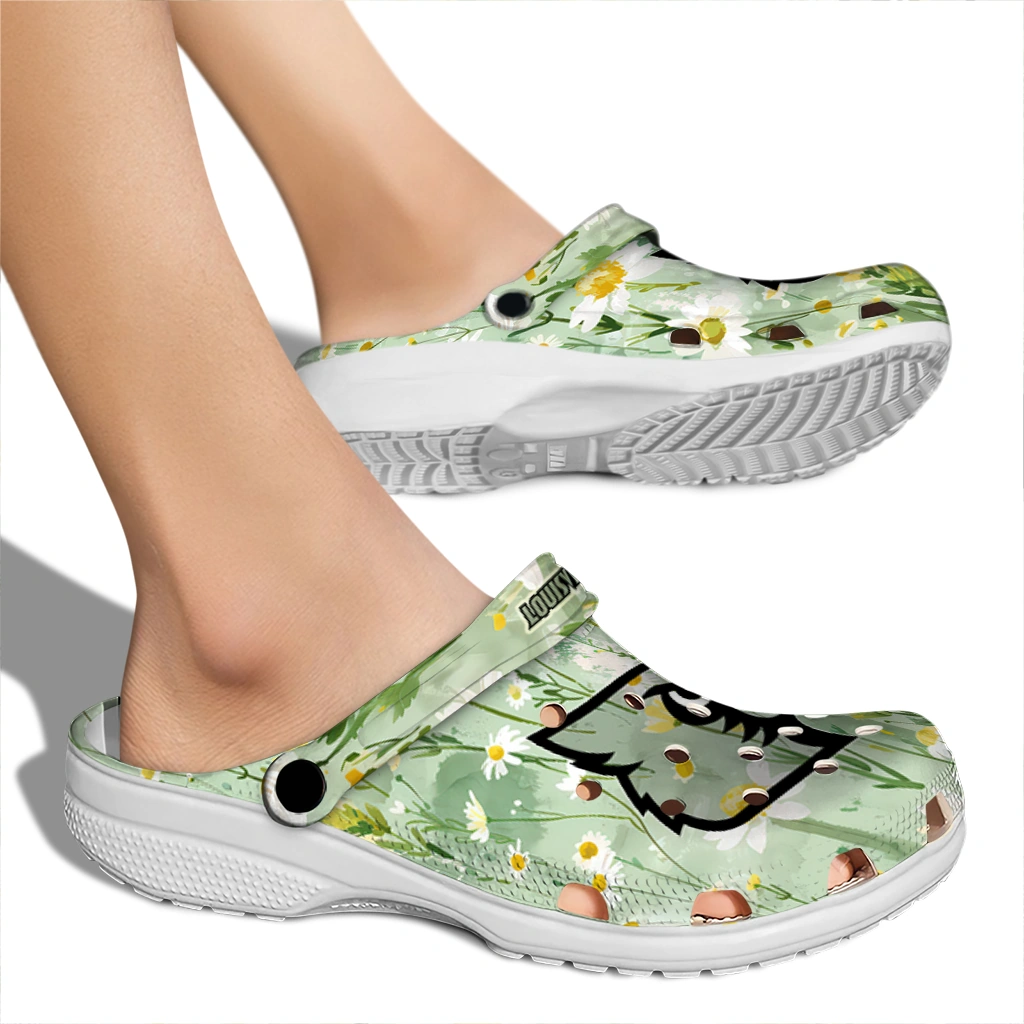 louisville cardinals daisy cluster clogs fashion forward louisville cardinals daisy cluster clogs fashion forward