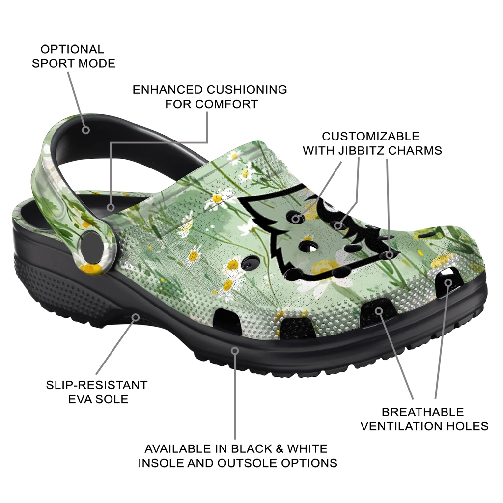 louisville cardinals daisy cluster clogs new arrival louisville cardinals daisy cluster clogs new arrival