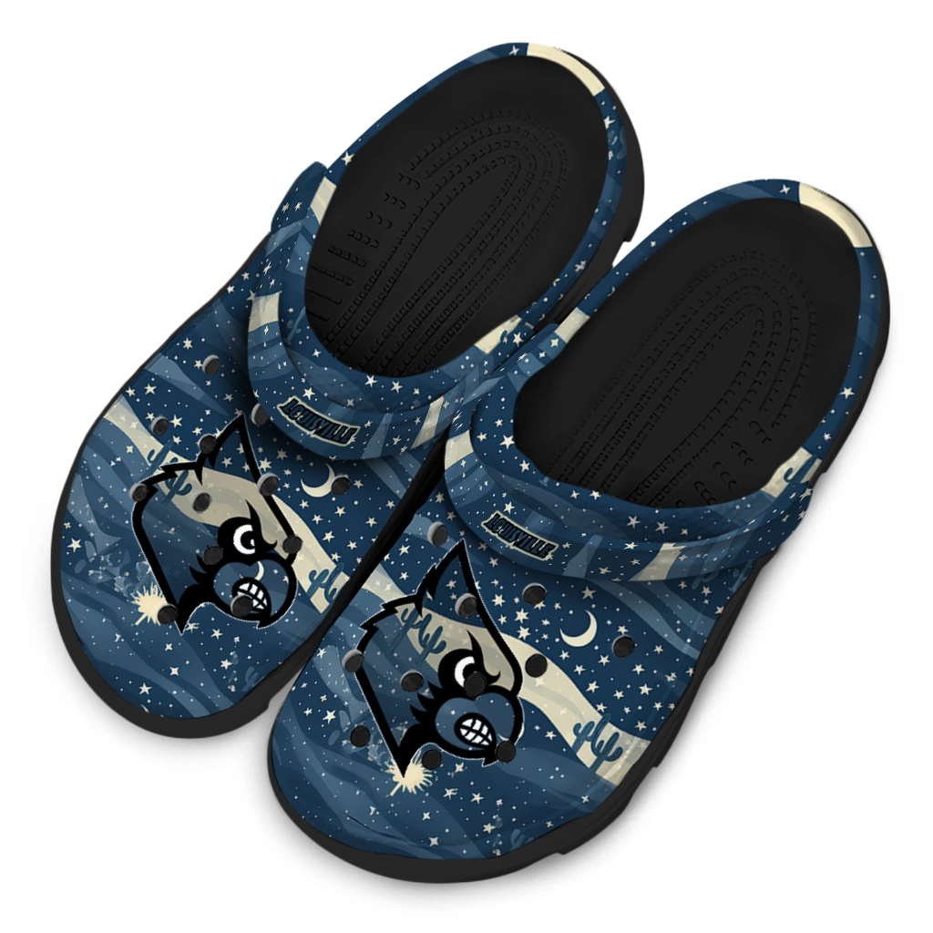 louisville cardinals night cactus clogs latest model louisville cardinals night cactus clogs latest model