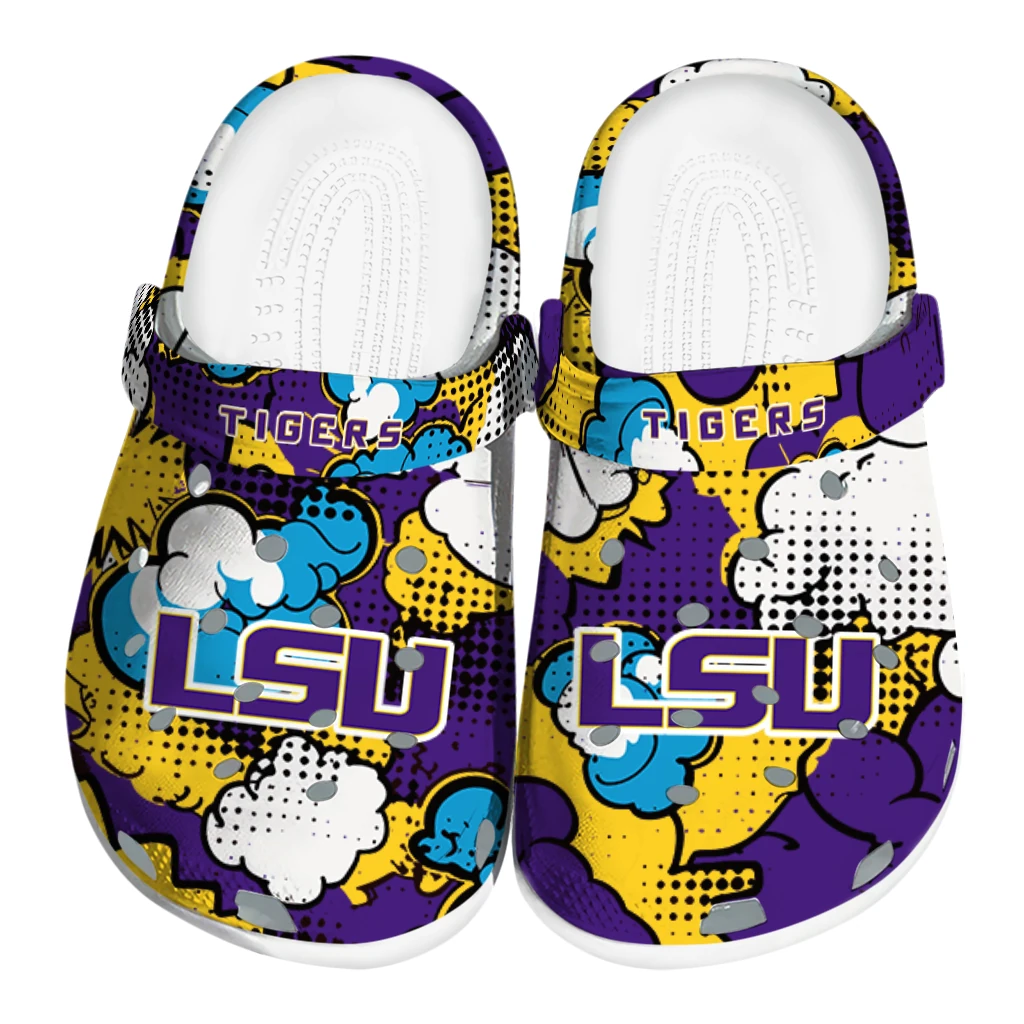 lsu tigers cloud splash clogs best selling lsu tigers cloud splash clogs best selling
