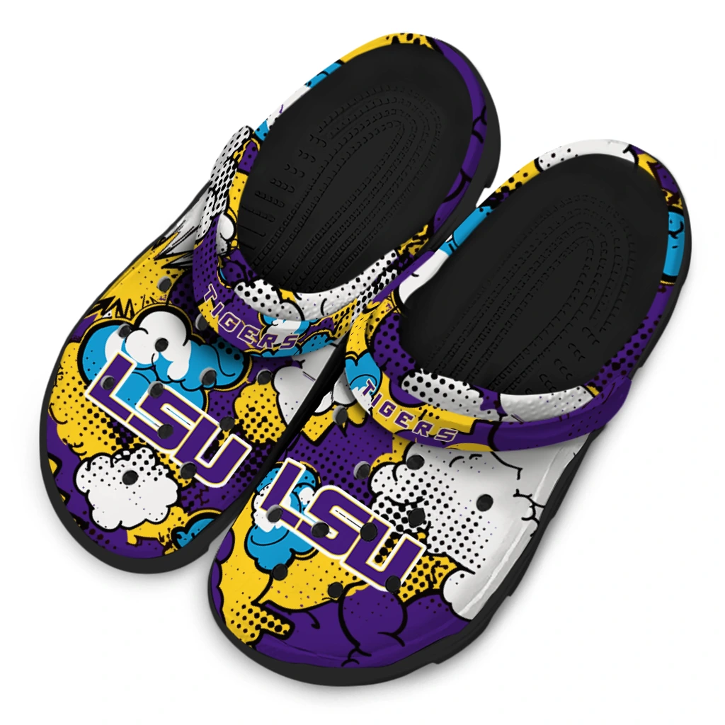 lsu tigers cloud splash clogs latest model lsu tigers cloud splash clogs latest model