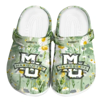 marquette golden eagles daisy cluster clogs best selling
