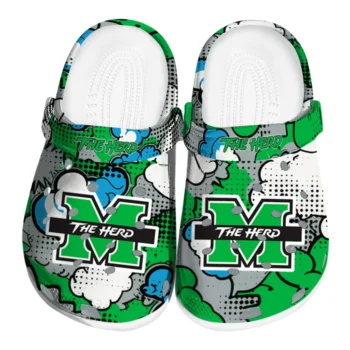 marshall thundering herd cloud splash clogs best selling